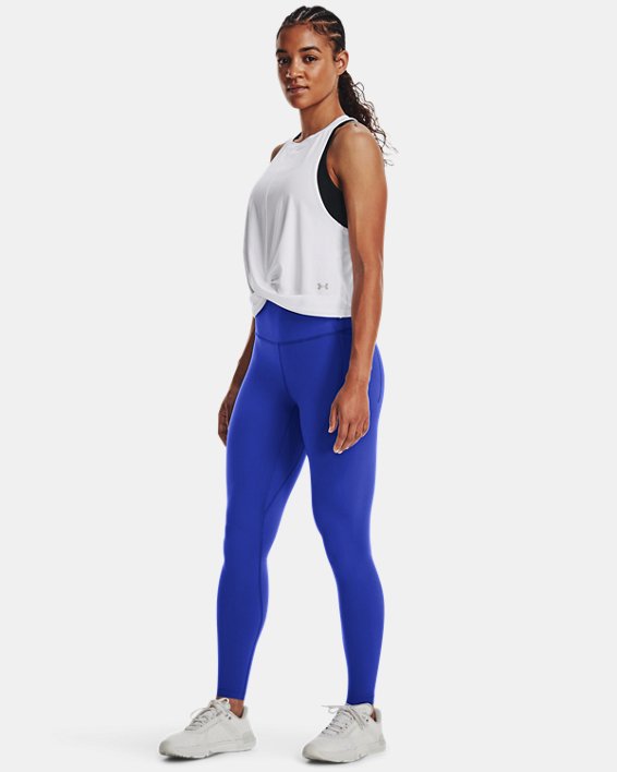 Women's UA Meridian Full-Length Leggings, Blue, pdpMainDesktop image number 0